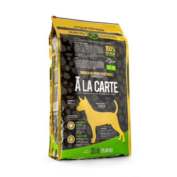 A La Carte Grain Free Dog Food Smoked Salmon & Veg E-Energy