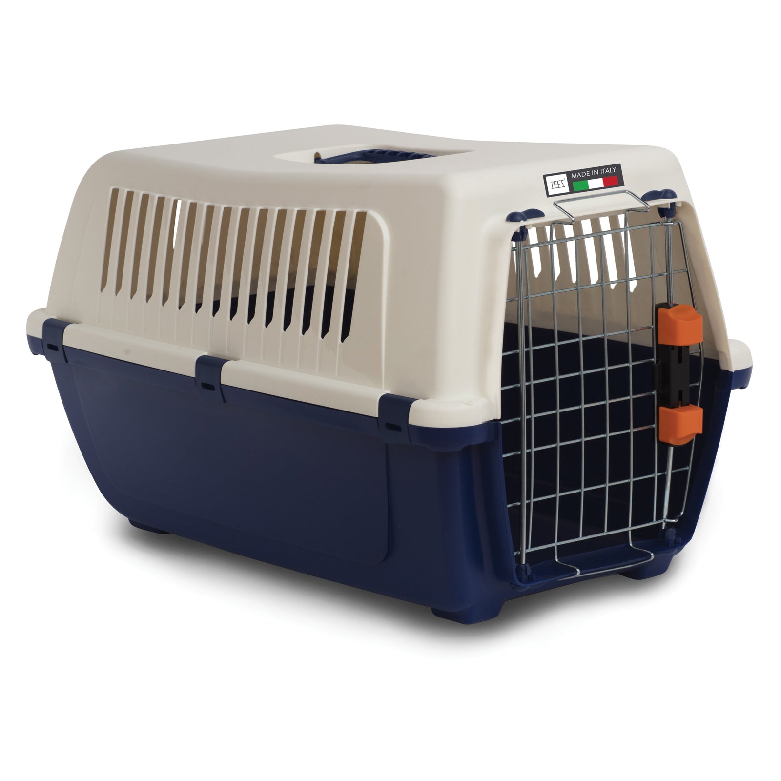 Blue pet clearance carrier